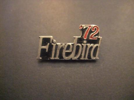 Pontiac Firebird 1972 Amerikaanse oldtimer logo